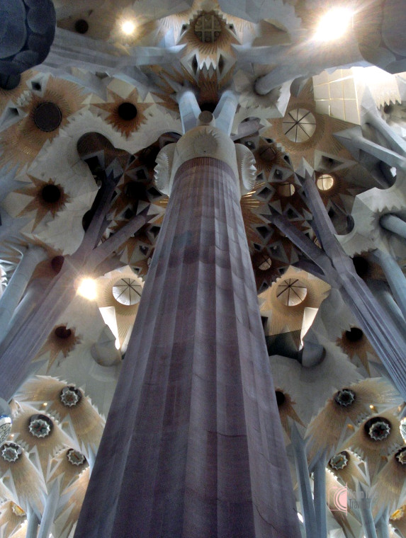 Sagrada famiglia - Εσωτερική οπτική