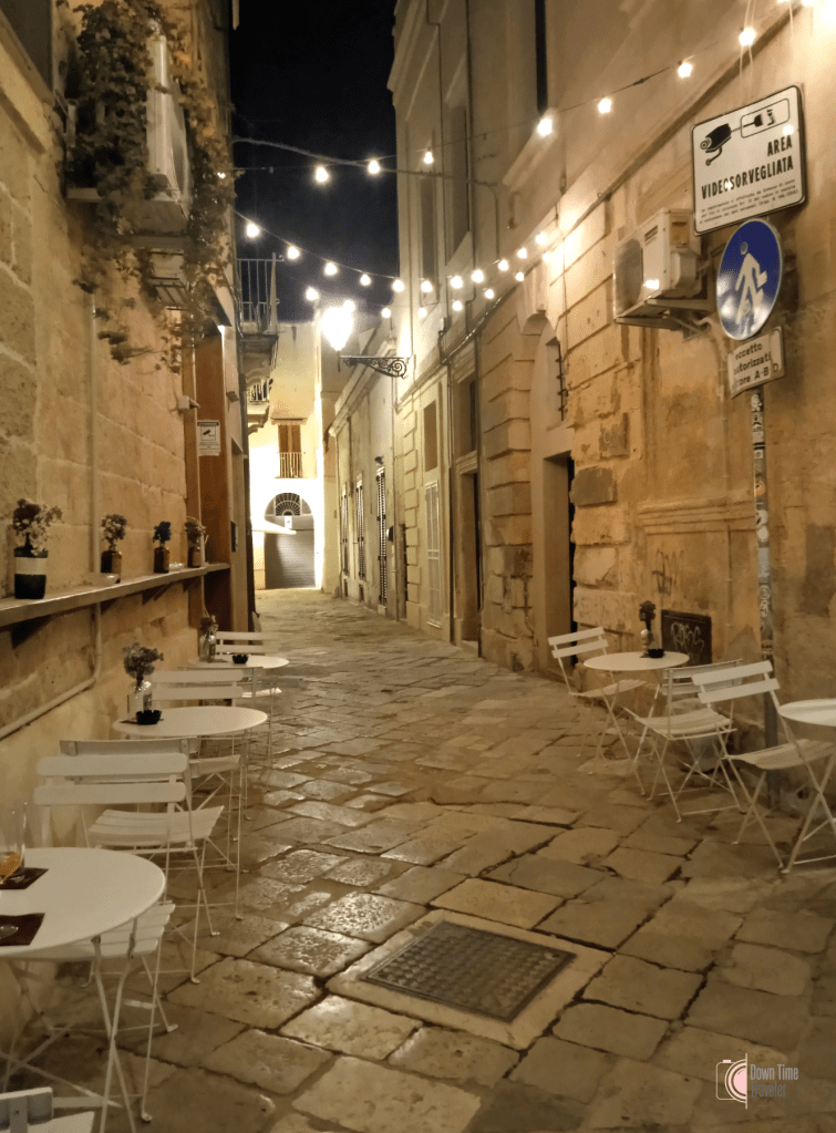 Lecce by night