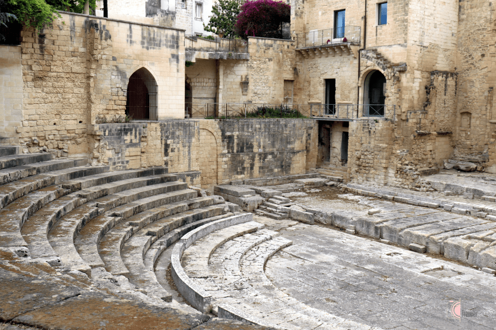 Ancient Augustan Roman Theater In Lecce