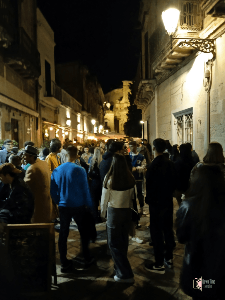 A drink in Lecce 