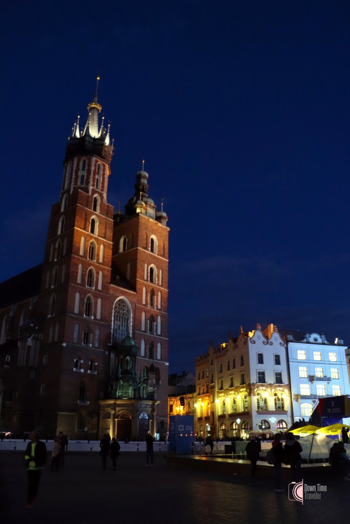 St. Mary’s Basilica night